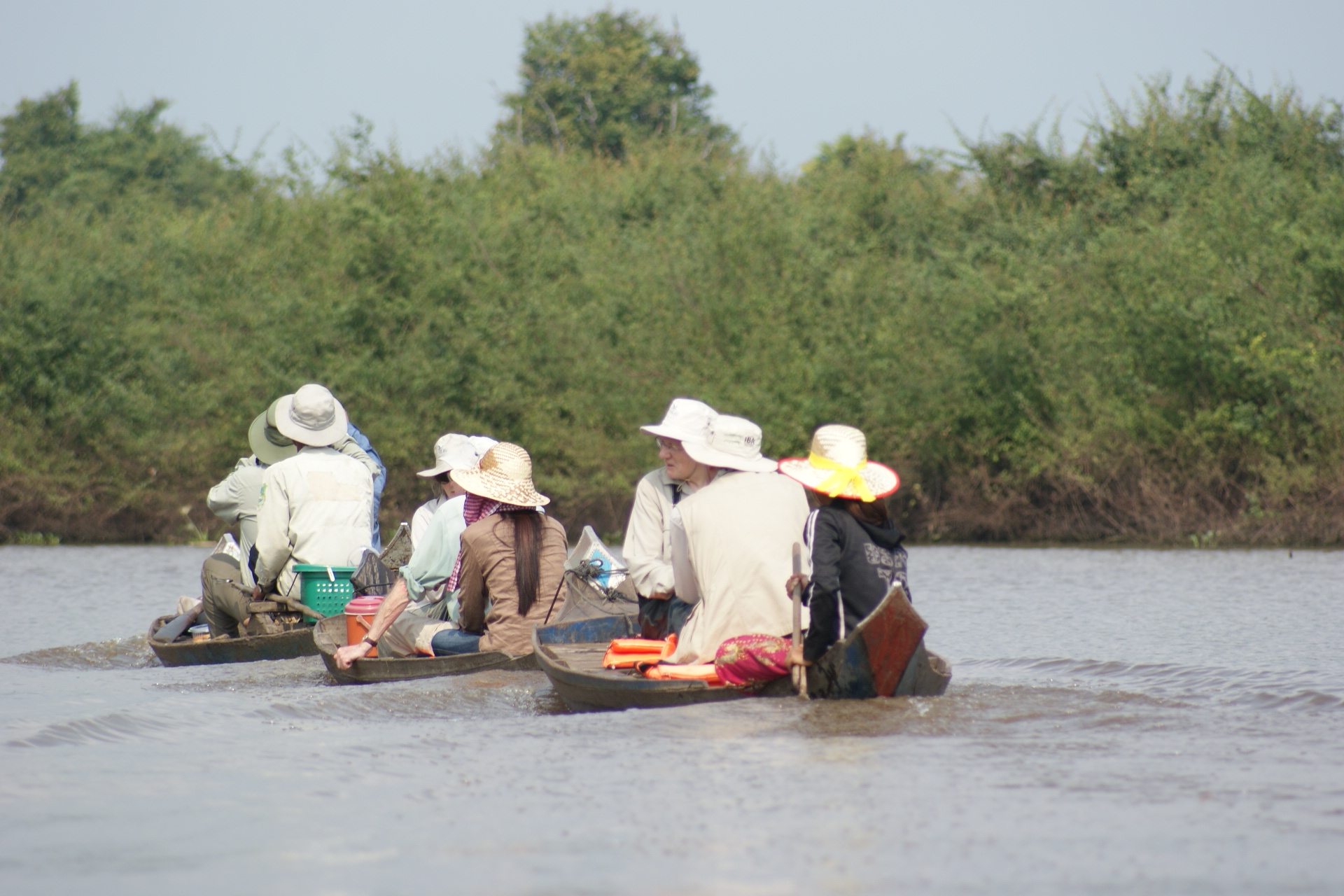 Tourist visit to Prek Toal Ramsar site