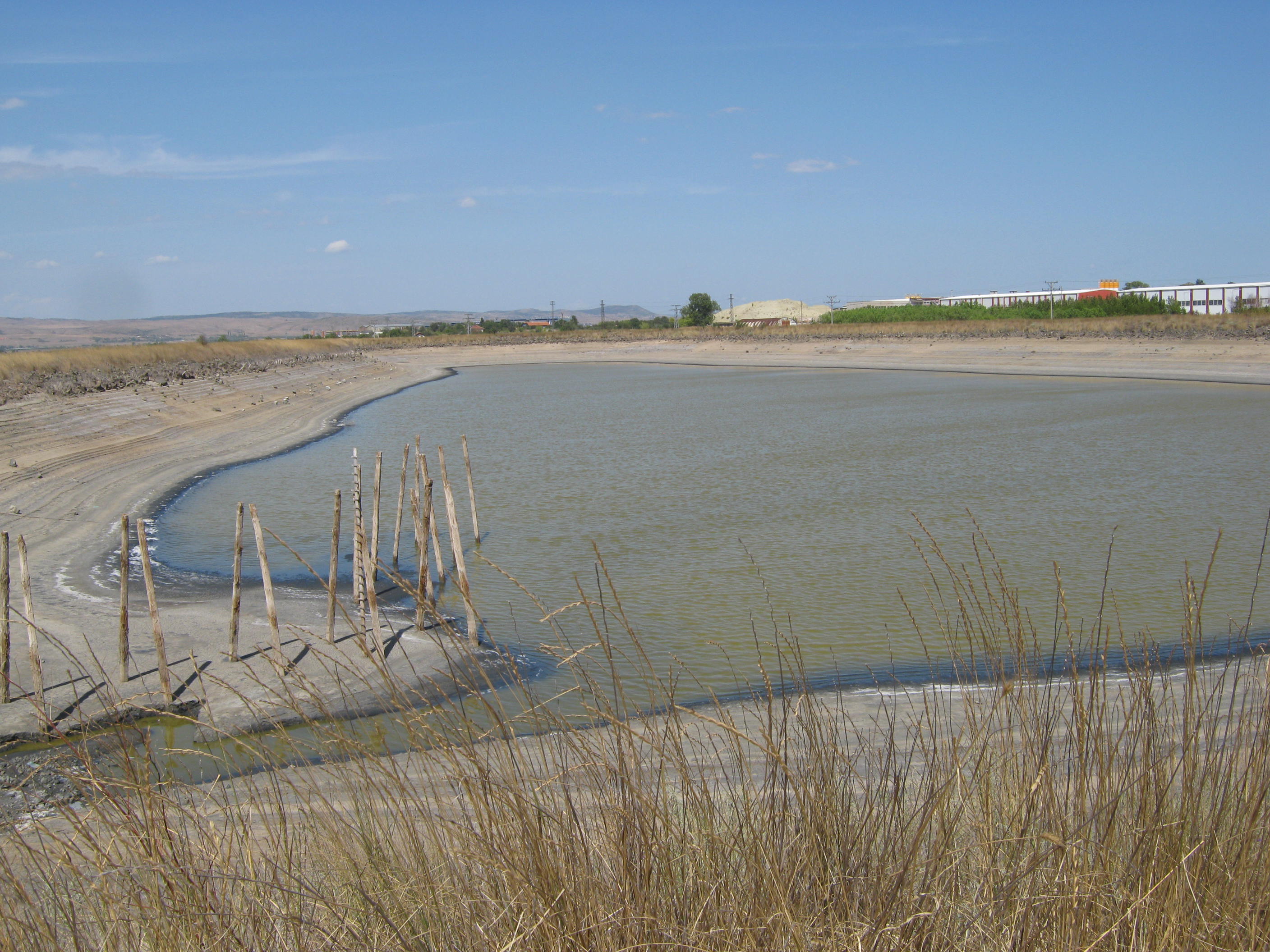 Atanasovsko Lake - near the north part of the Atanasovsko Lake, next to the Salt Pans