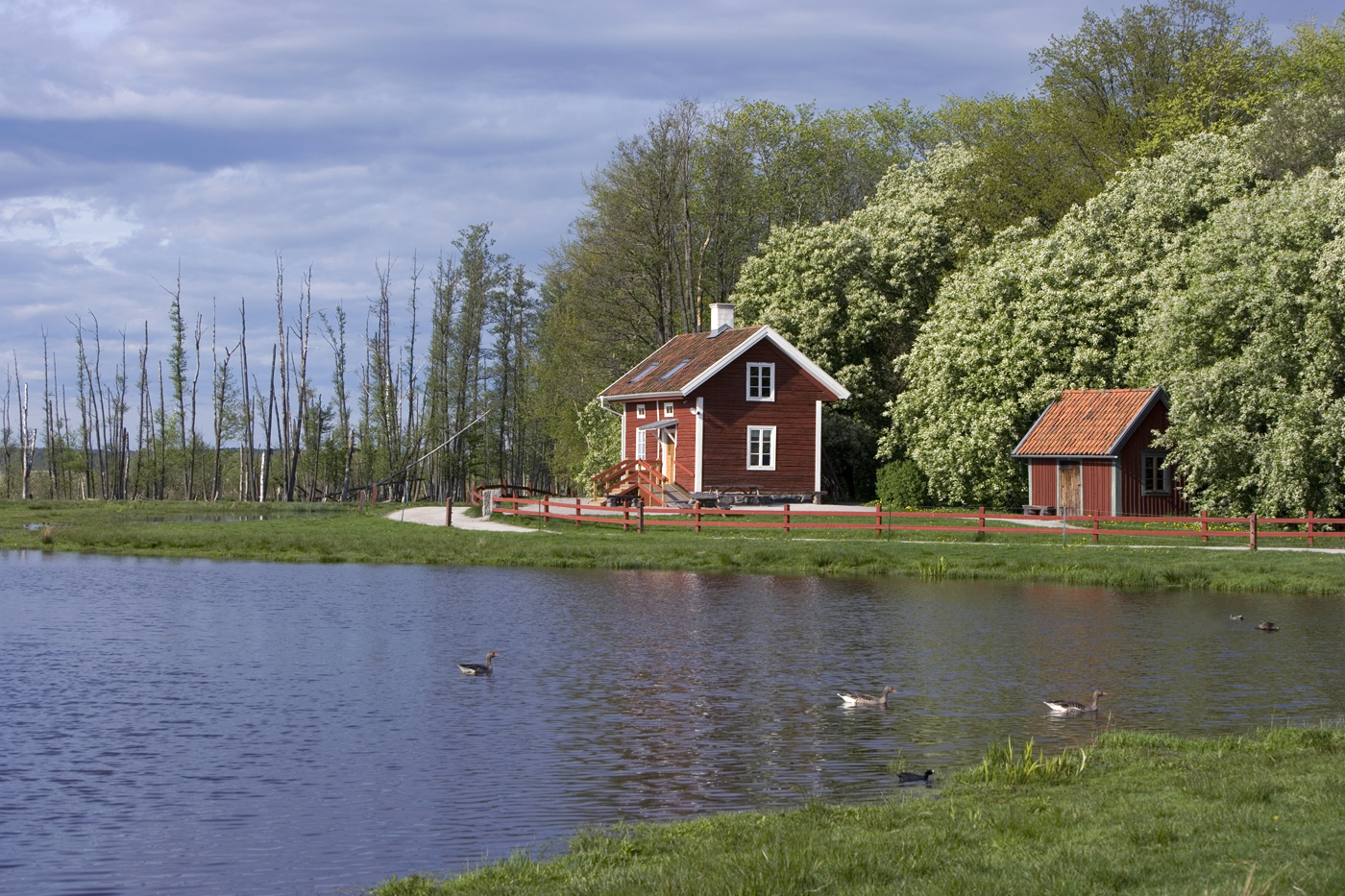 Erik Rosenberg´s cottage, at Oset.