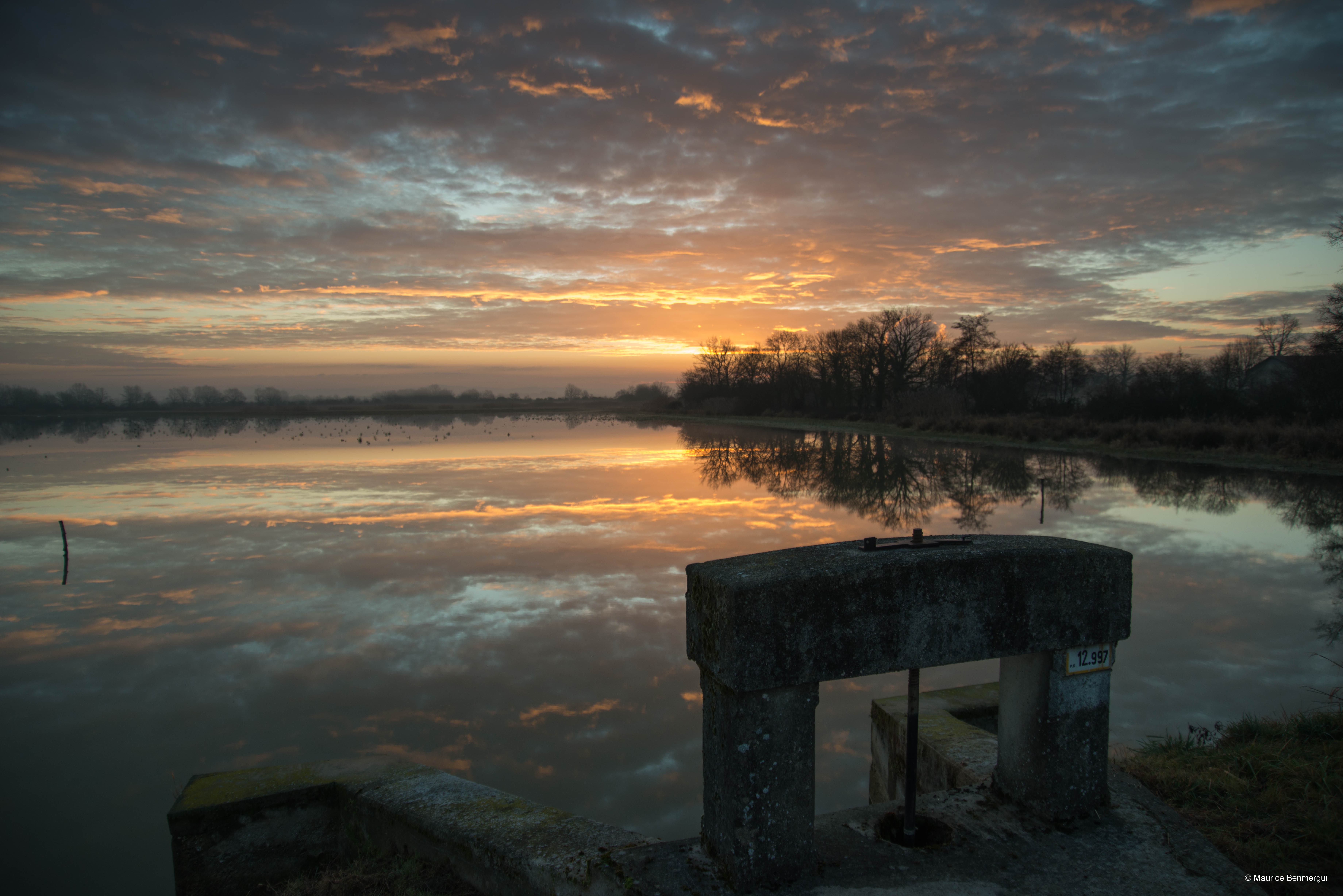 Le "thou" d'un étang - outil de gestion traditionnelle de l'eau en Dombes