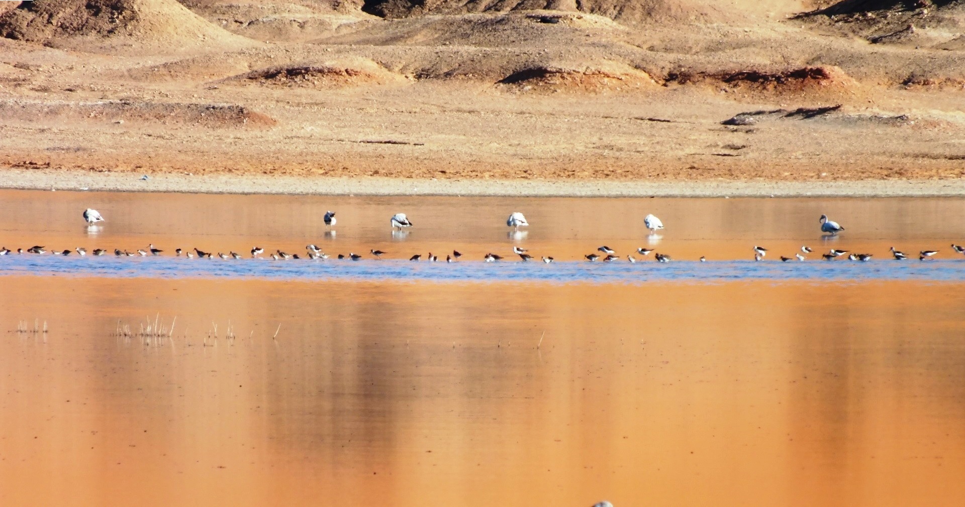 Photo du lac inférieur du site El Melah 