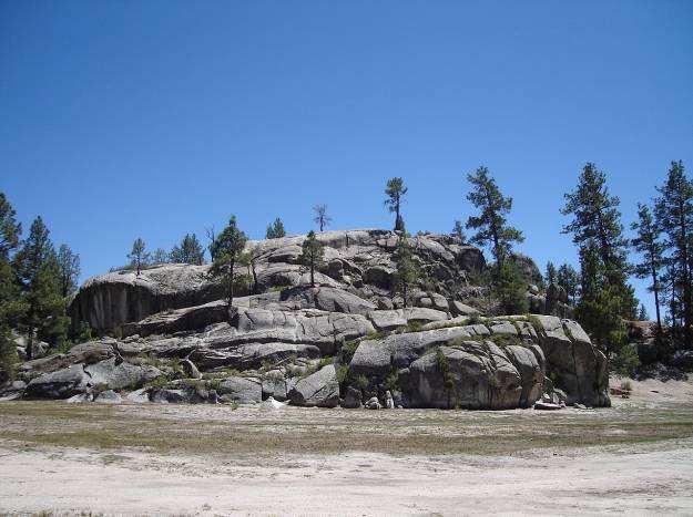 Laguna chica en temporada de sequía.